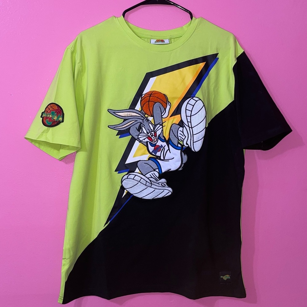 Bugs Bunny Space Jam Half Neon Tee